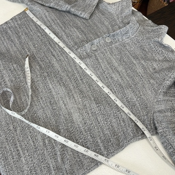 Marine Layer Clayton Textured Three Button Mock Neck Henley Pullover Sz M - Picture 6 of 11